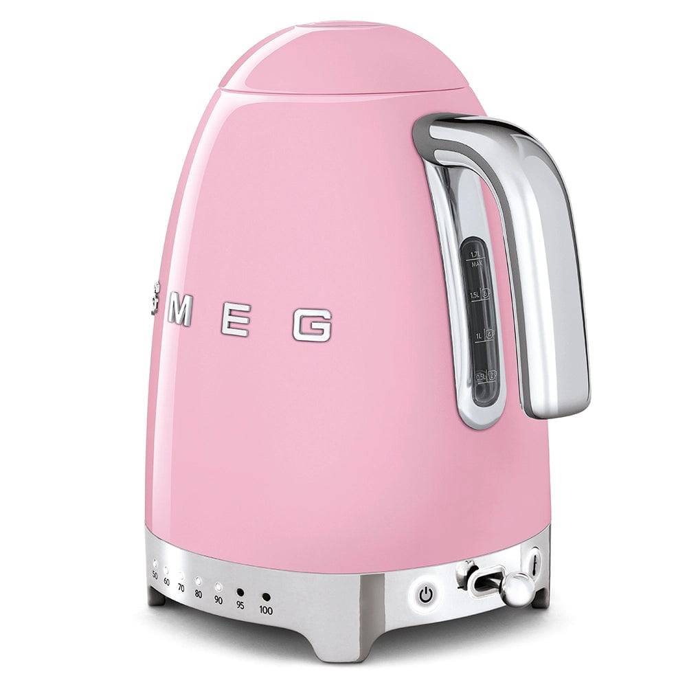 KLF04PKEU Wasserkocher Pink Temperaturgeregelt 1,7 Liter - Smeg Point  - Online Handel