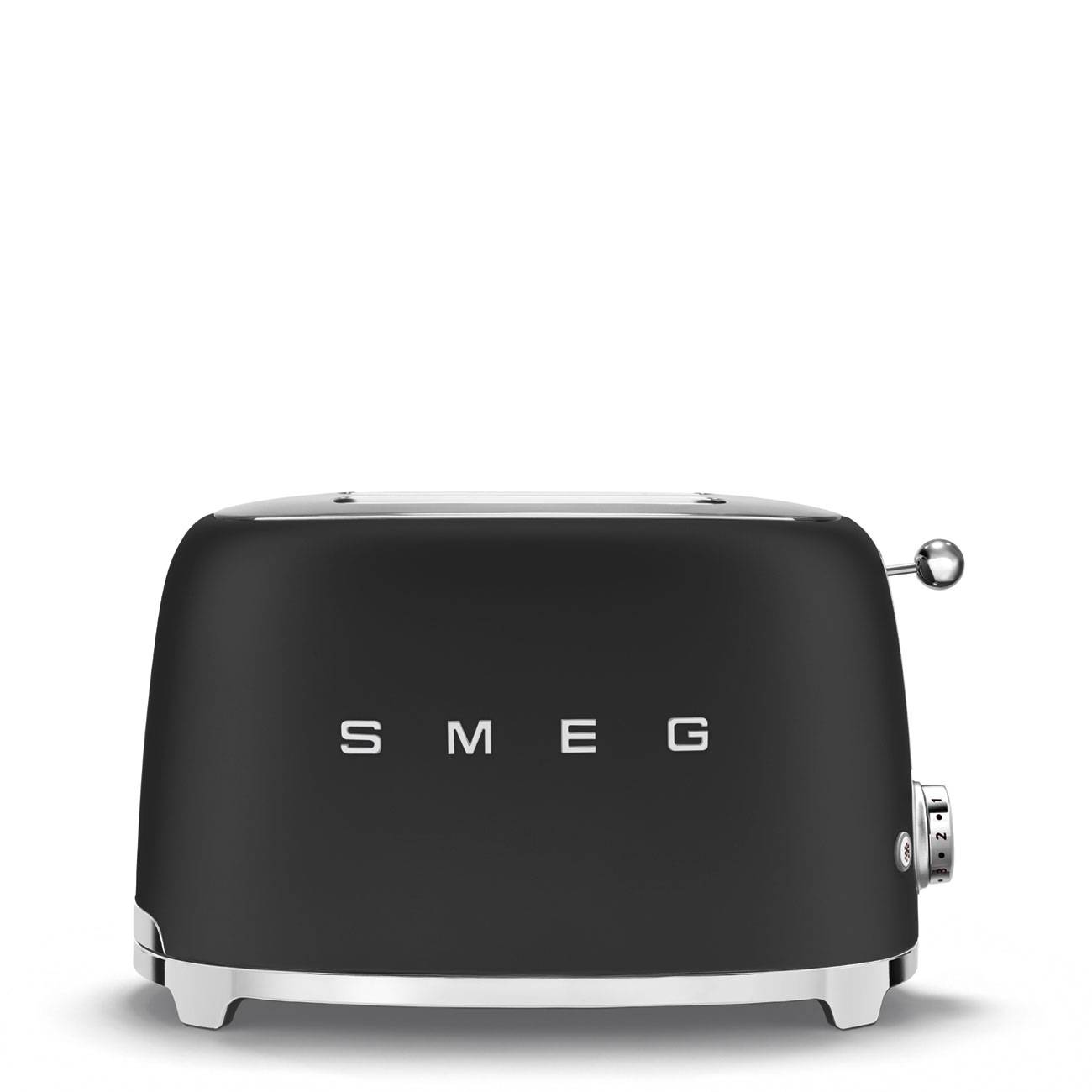 TSF01BLMEU Toaster - kompakter 2-Schlitz-Toaster Mattschwarz - Smeg Point  - Online Handel
