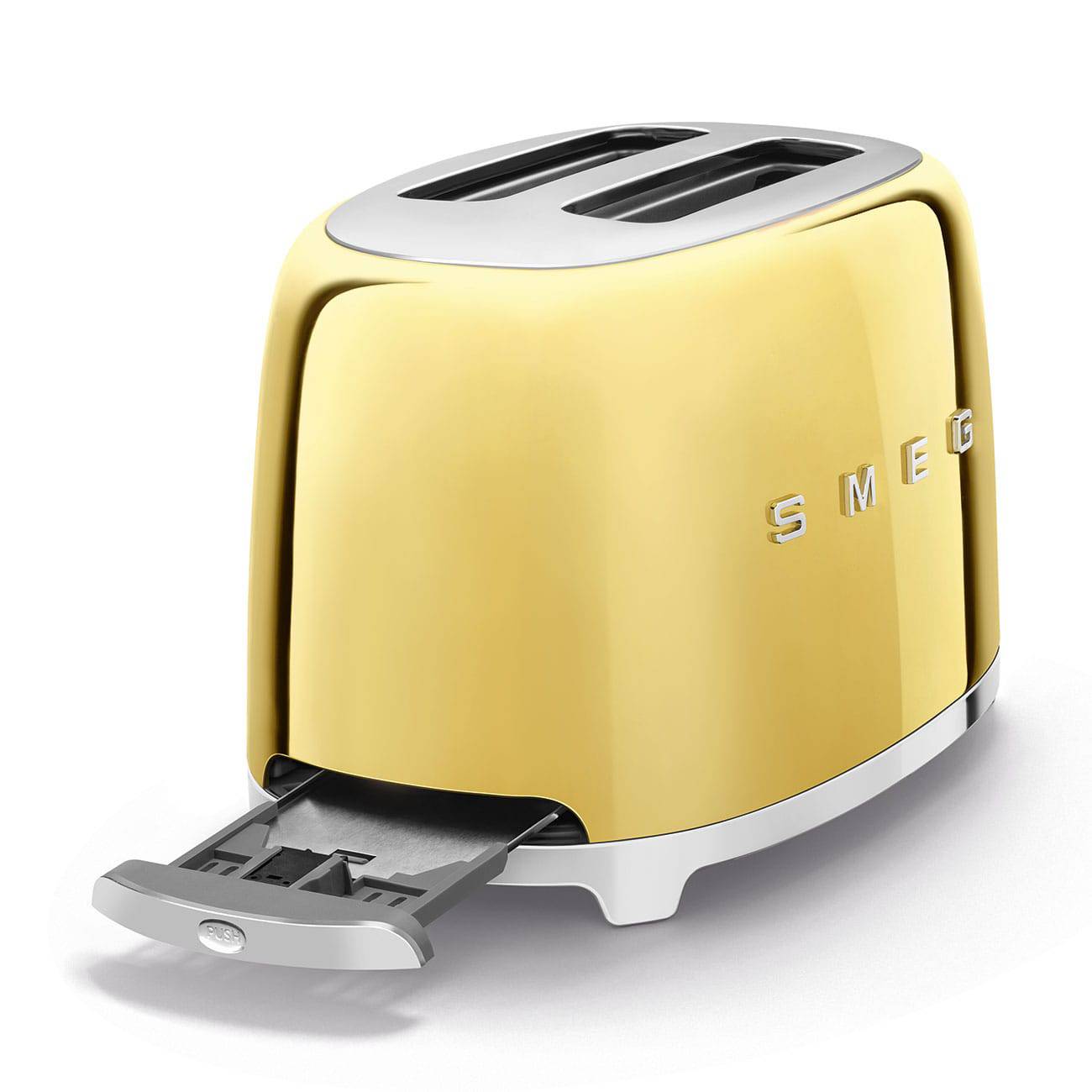 TSF01GOEU Toaster - kompakter 2-Schlitz-Toaster Gold - Smeg Point  - Online Handel