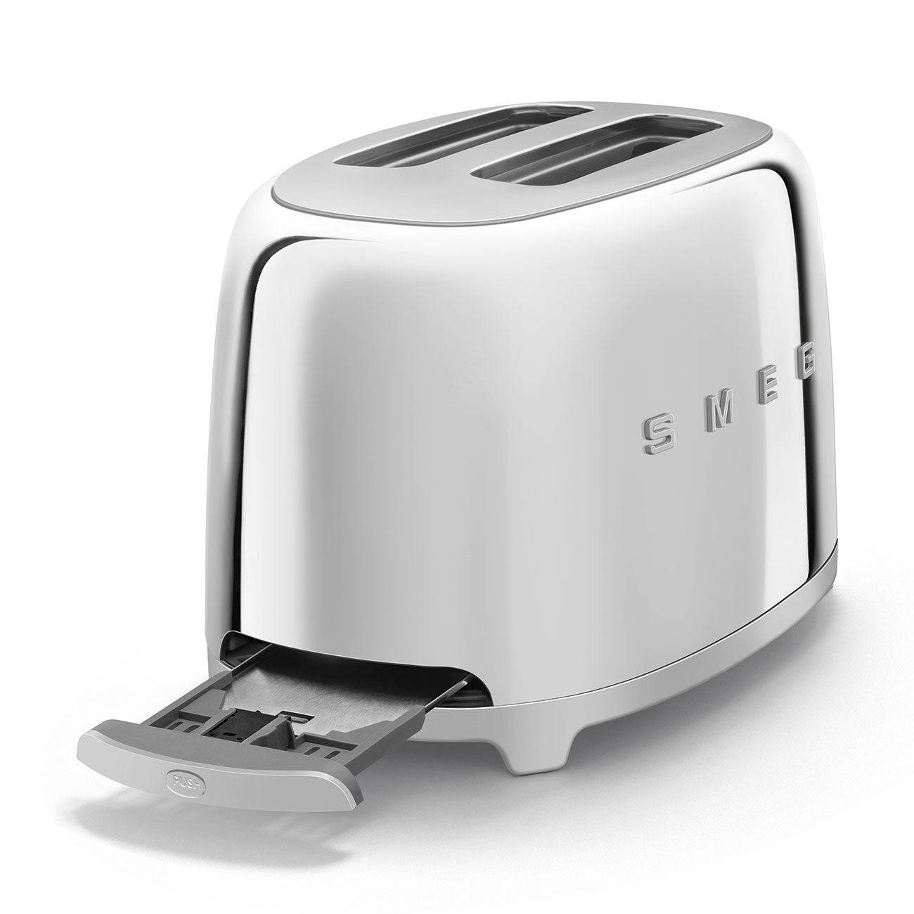 TSF01SSEU Toaster - kompakter 2-Schlitz-Toaster Steel - Smeg Point  - Online Handel