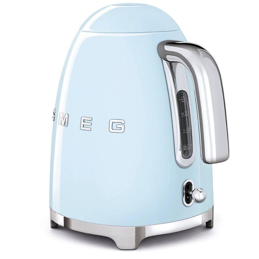 Smeg Wasserkocher KLF03PBEU | Pastellblau | 1,7 Liter | Edelstahl - Smeg Store Berlin by W.I.R Handels-GmbH