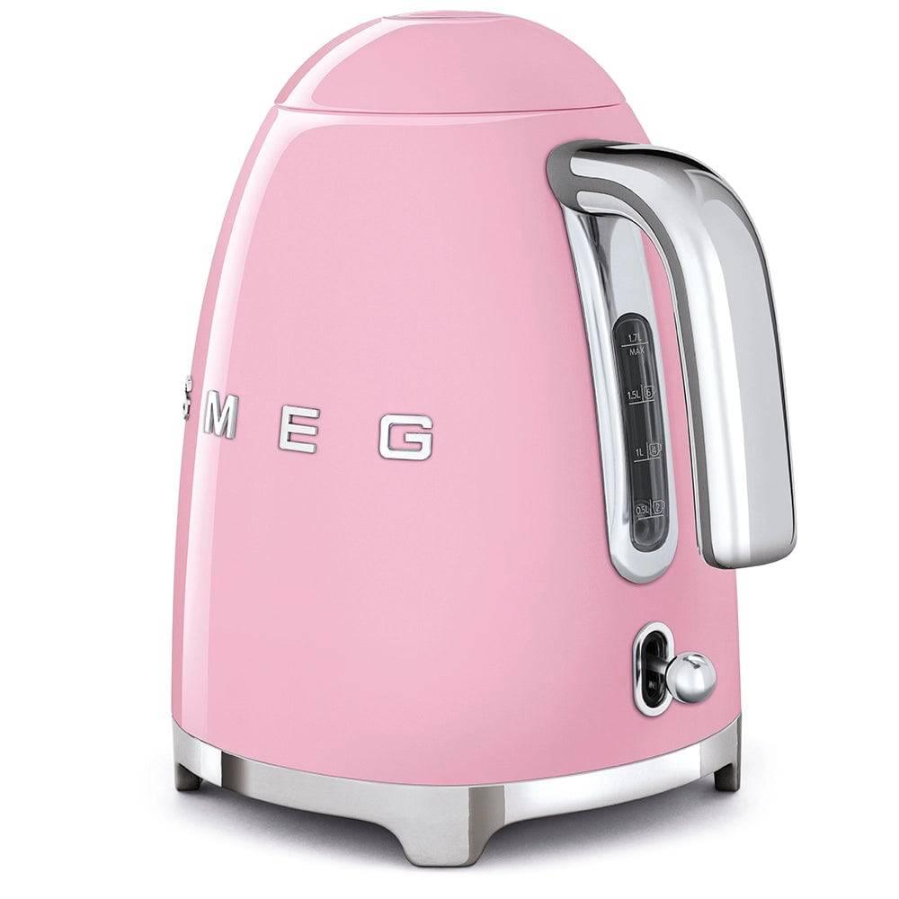 Smeg Wasserkocher KLF03PKEU | Pink | Edelstahl | 1,7 Liter - Smeg Store Berlin by W.I.R Handels-GmbH