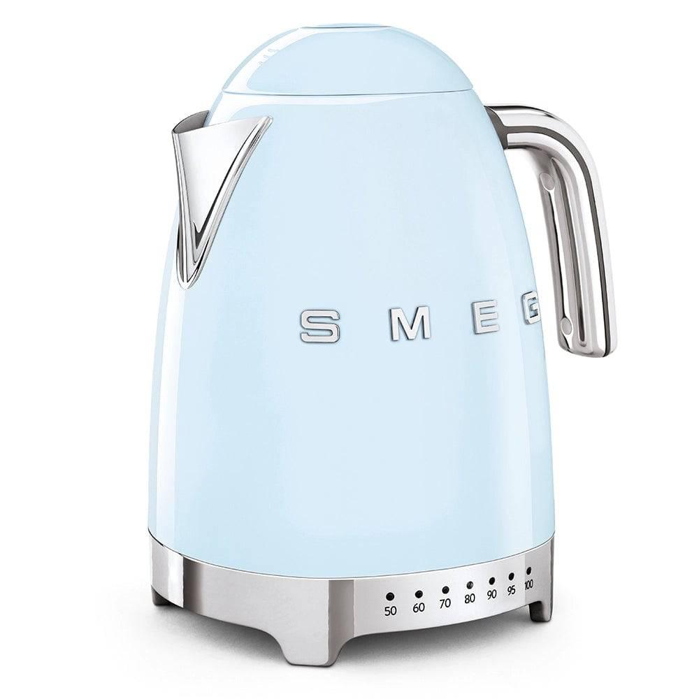 Smeg Wasserkocher KLF04PBEU | Pastellblau | Temperaturgeregelt | Edelstahl | 1,7 Liter - Smeg Store Berlin by W.I.R Handels-GmbH