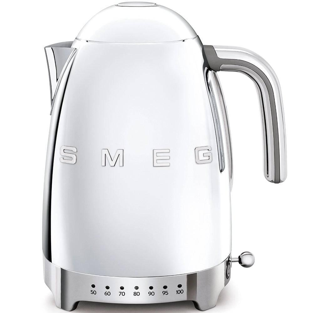 Smeg Wasserkocher KLF04SSEU | Chrom | Temperaturgeregelt | Edelstahl | 1,7 Liter - Smeg Store Berlin by W.I.R Handels-GmbH