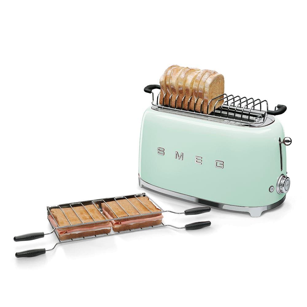 Smeg Toaster TSF02PGEU | 4-Scheiben-Toaster | Pastellgrün | Edelstahl - Smeg Store Berlin by W.I.R Handels-GmbH