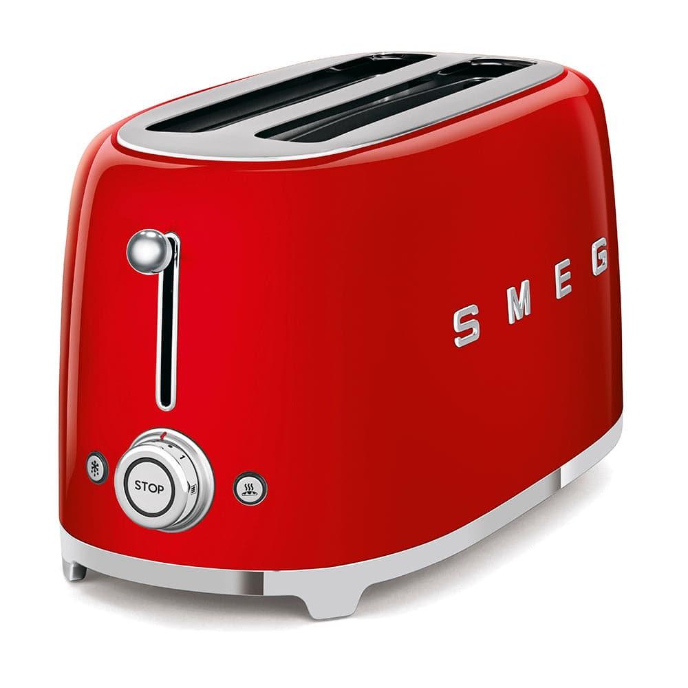 Smeg Toaster TSF02RDEU | 4-Scheiben-Toaster | Rot | Edelstahl - Smeg Store Berlin by W.I.R Handels-GmbH