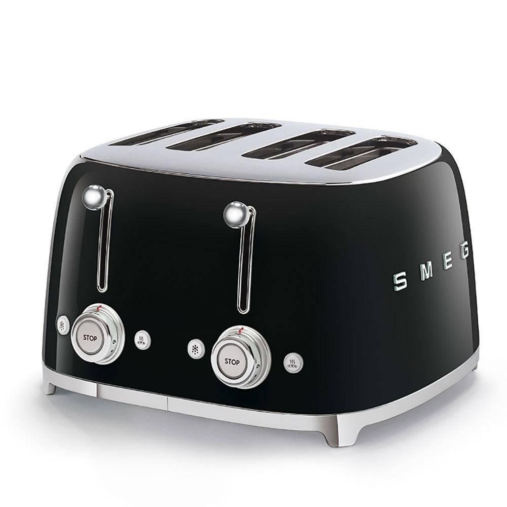 Smeg Toaster TSF03BLEU | 4-Scheiben-Toaster | Schwarz | Edelstahl - Smeg Store Berlin by W.I.R Handels-GmbH