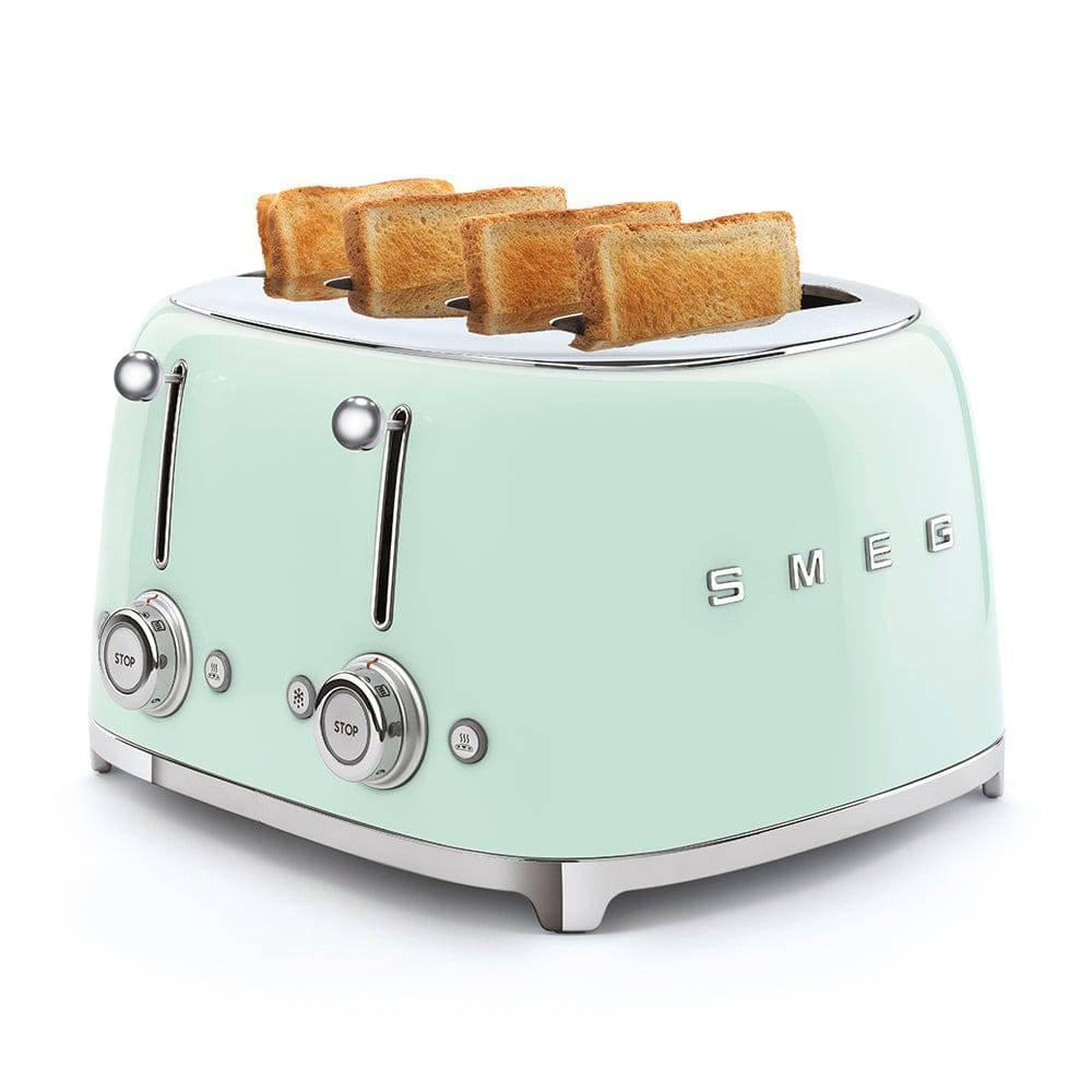 Smeg Toaster TSF03PGEU | 4-Scheiben-Toaster | Pastellgrün | Edelstahl - Smeg Store Berlin by W.I.R Handels-GmbH