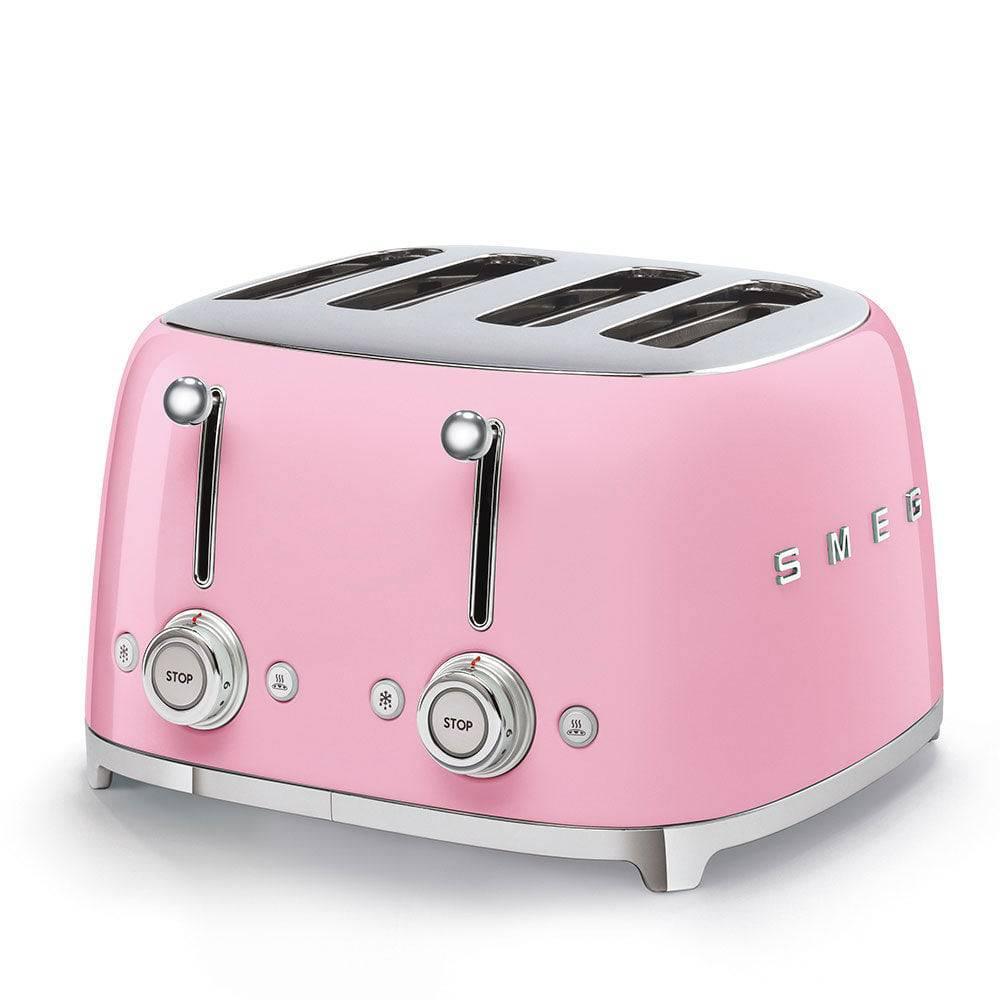 Smeg Toaster TSF03PKEU | 4-Scheiben-Toaster | Pink | Edelstahl - Smeg Store Berlin by W.I.R Handels-GmbH