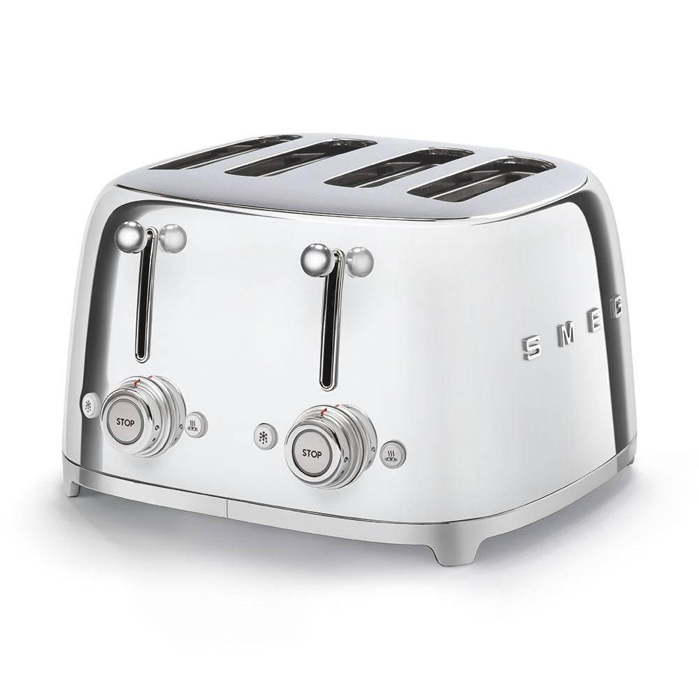 Smeg Toaster TSF03SSEU | 4-Scheiben-Toaster | Chrom | Edelstahl - Smeg Store Berlin by W.I.R Handels-GmbH