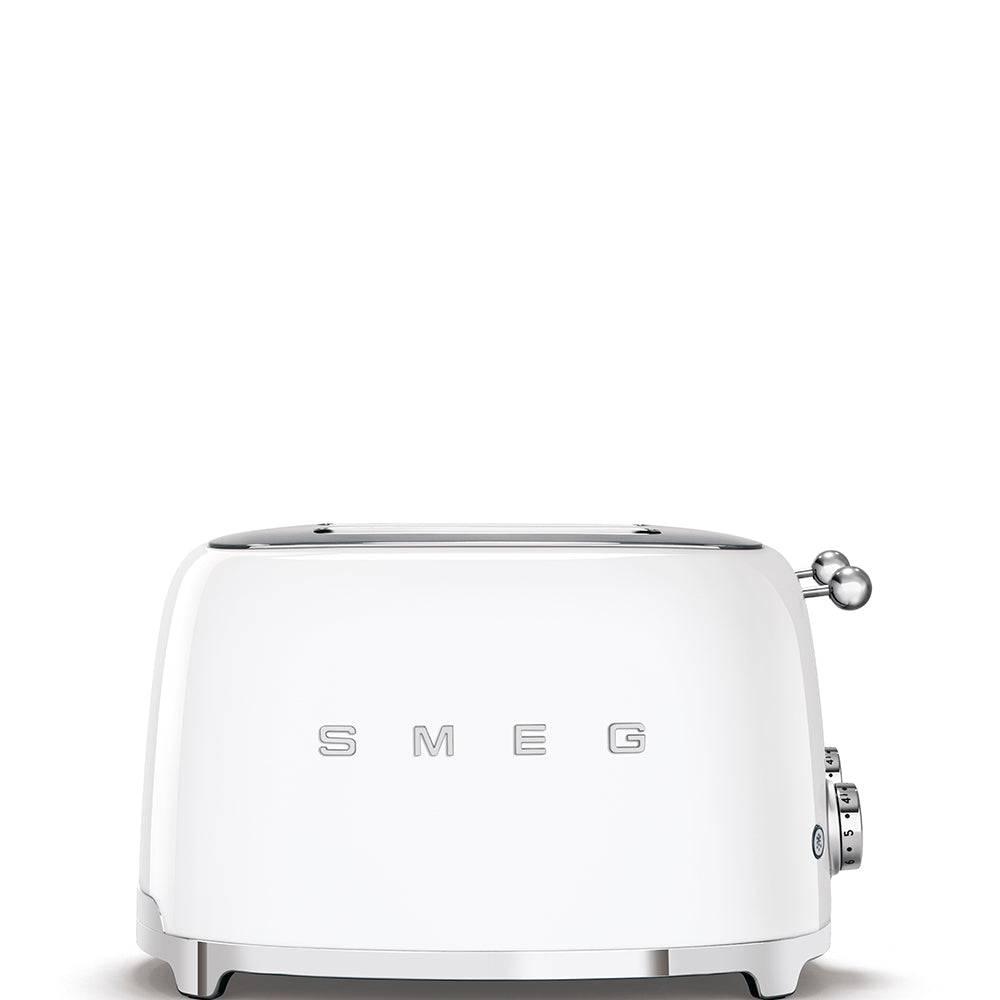 Smeg Toaster TSF03WHEU | 4-Scheiben-Toaster | Weiß | Edelstahl - Smeg Store Berlin by W.I.R Handels-GmbH